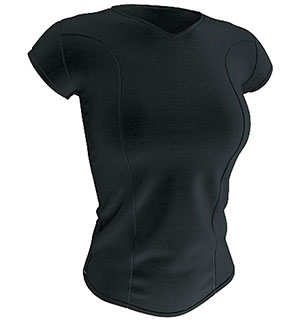 Camiseta técnica TEX Woman NEGRO