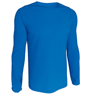 CAMISETA TÉCNICA MANGA LARGA NIÑO ROYAL