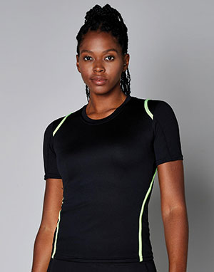  Kustom Kit Women`s Regular Fit Cooltex® Contrast Tee
