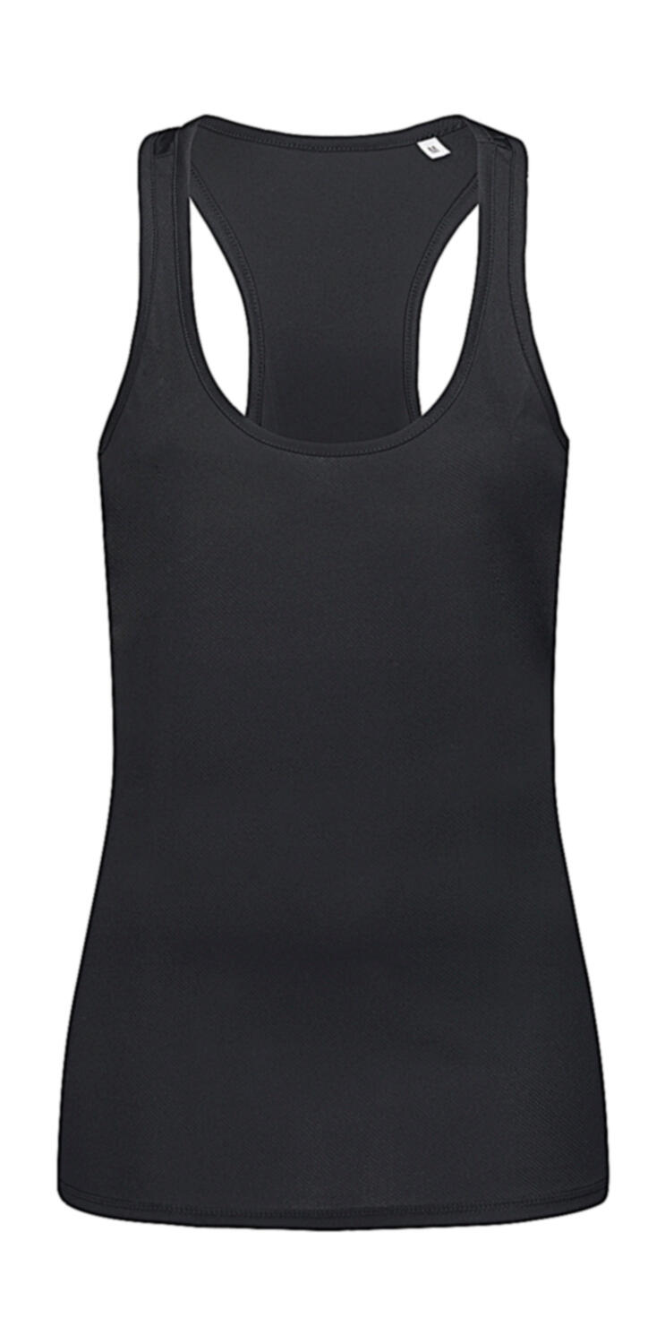 Camiseta atleta Active 140 Mujer Black Opal