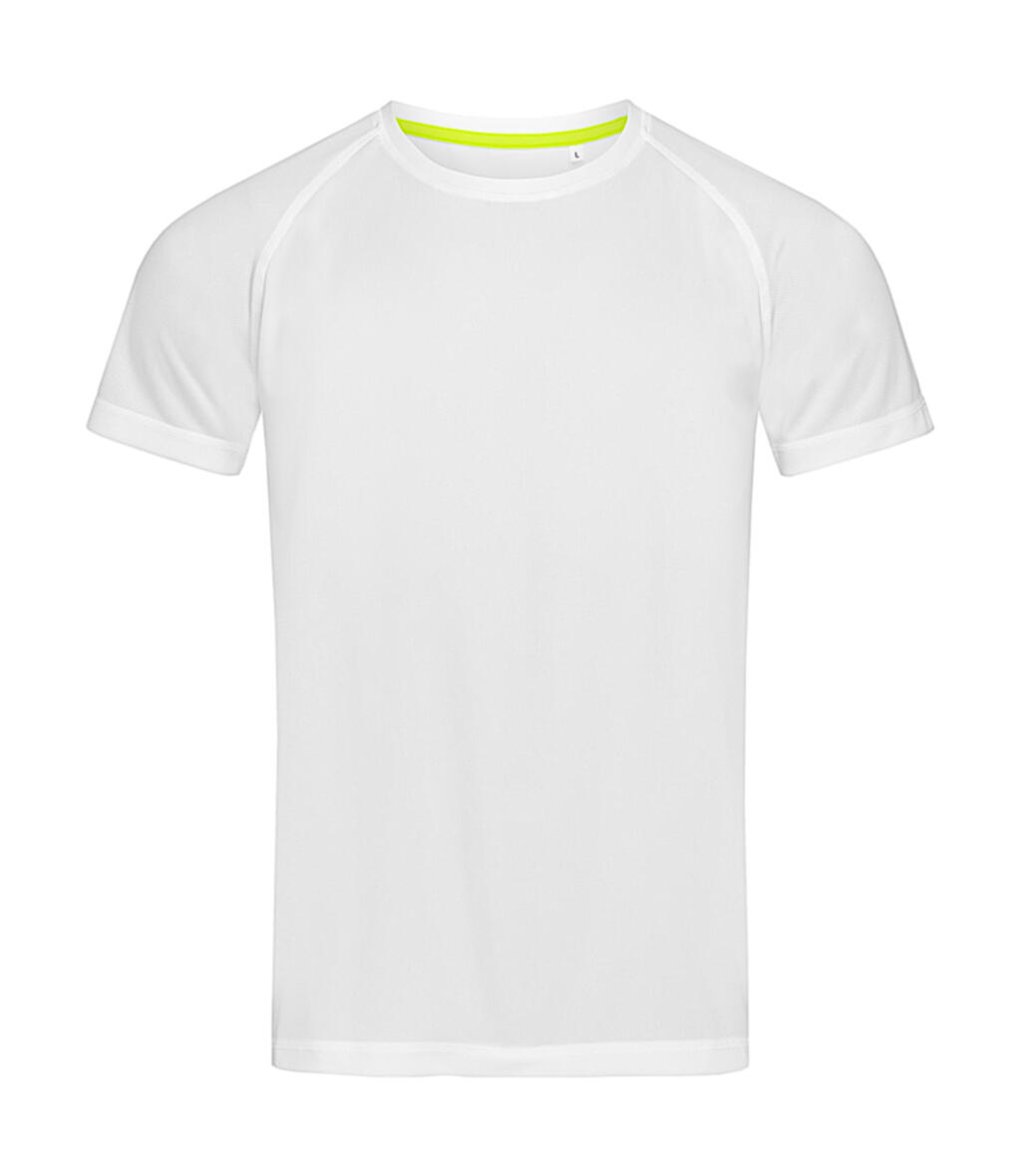 Camiseta Active 140 raglan hombre White