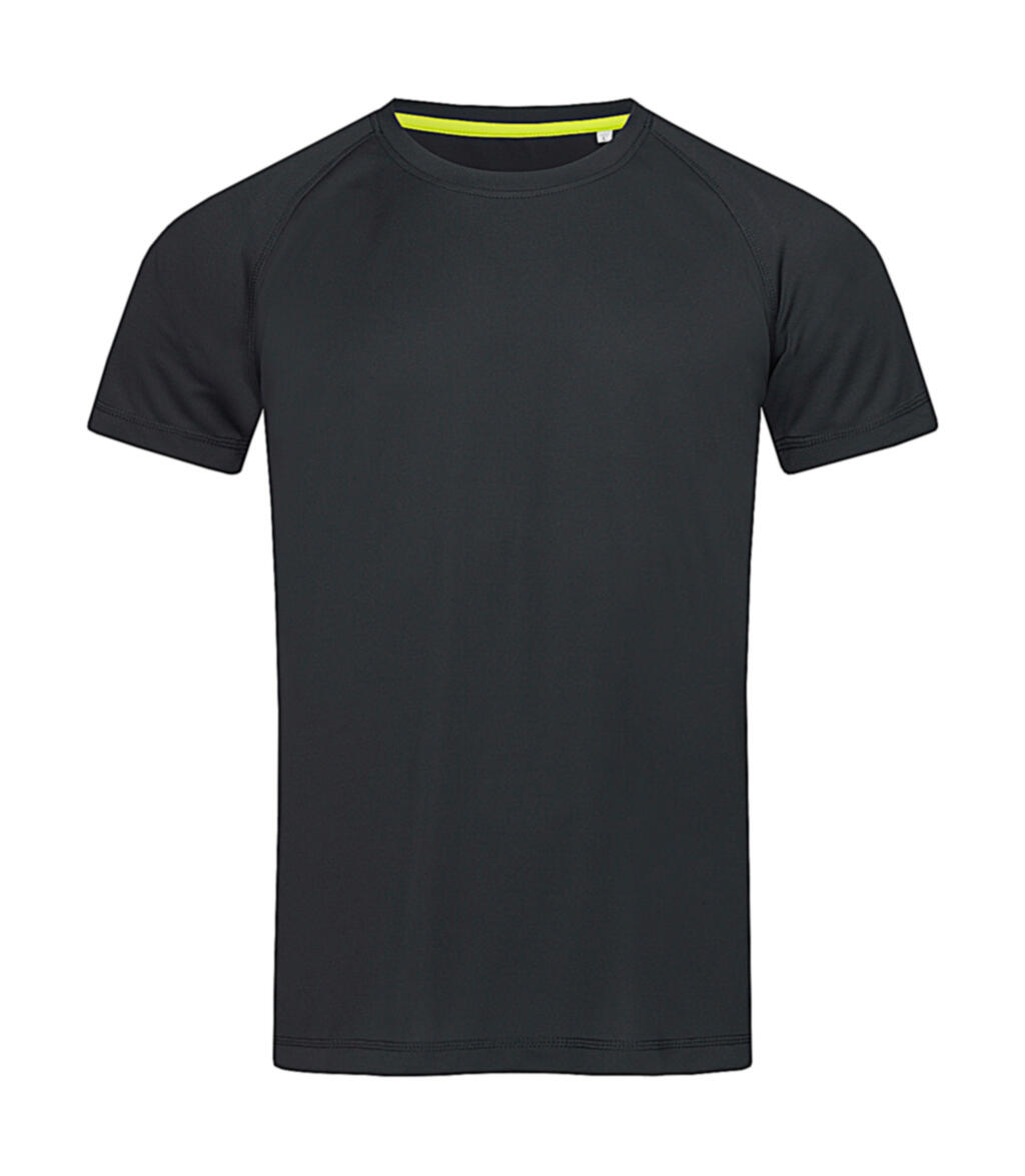 Camiseta Active 140 raglan hombre Black Opal