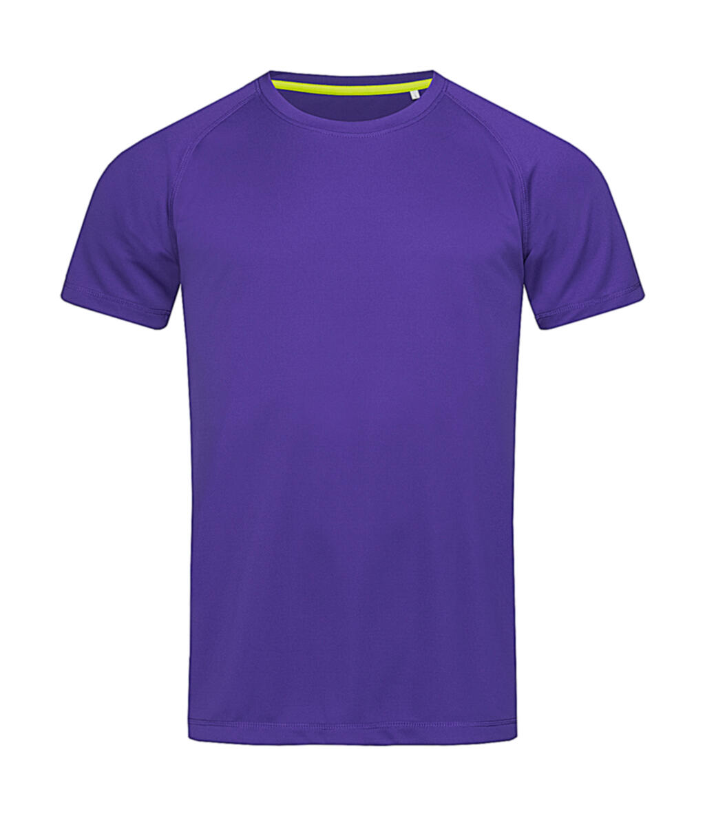 Camiseta Active 140 raglan hombre Deep Lilac