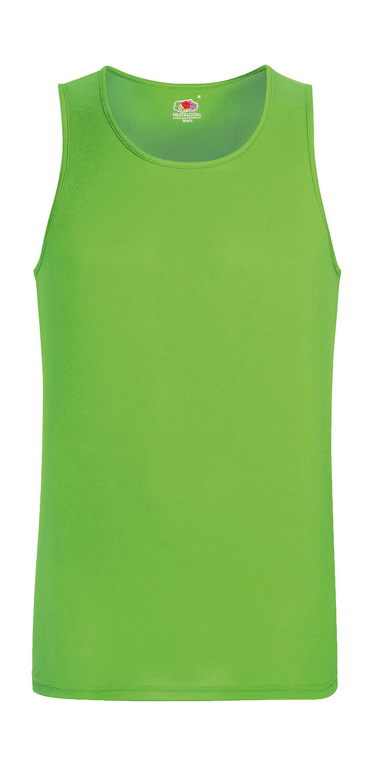 Camiseta atleta Performance Lime Green