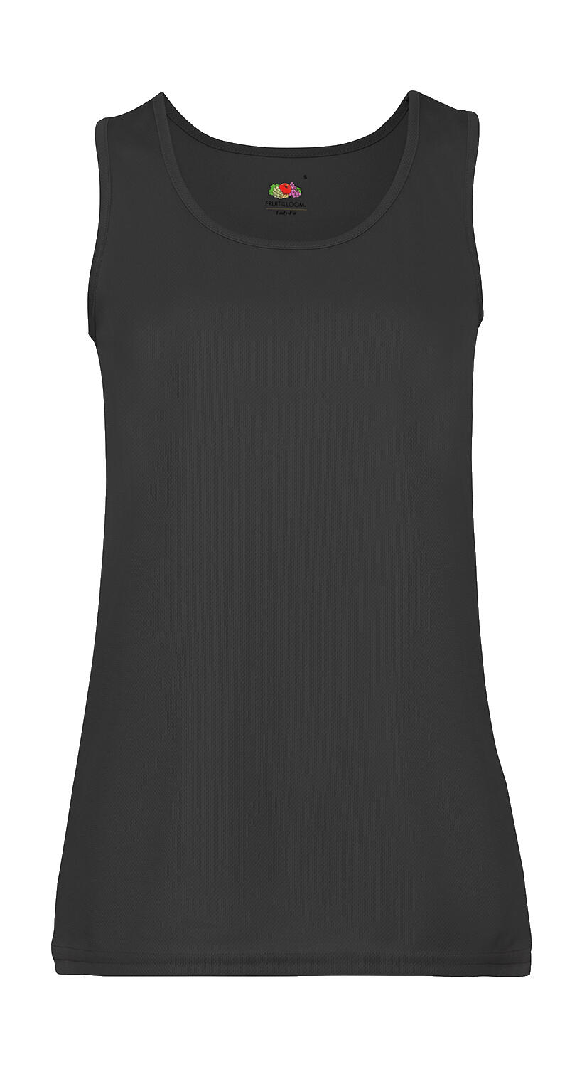 Camiseta atleta Performance mujer Black
