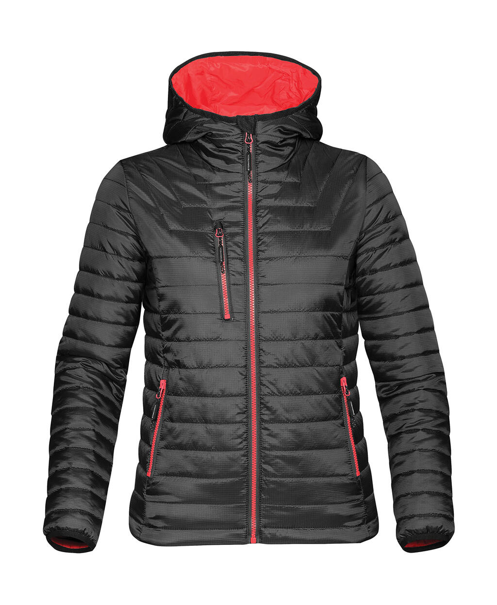 Chaqueta Gravity mujer Black/True Red