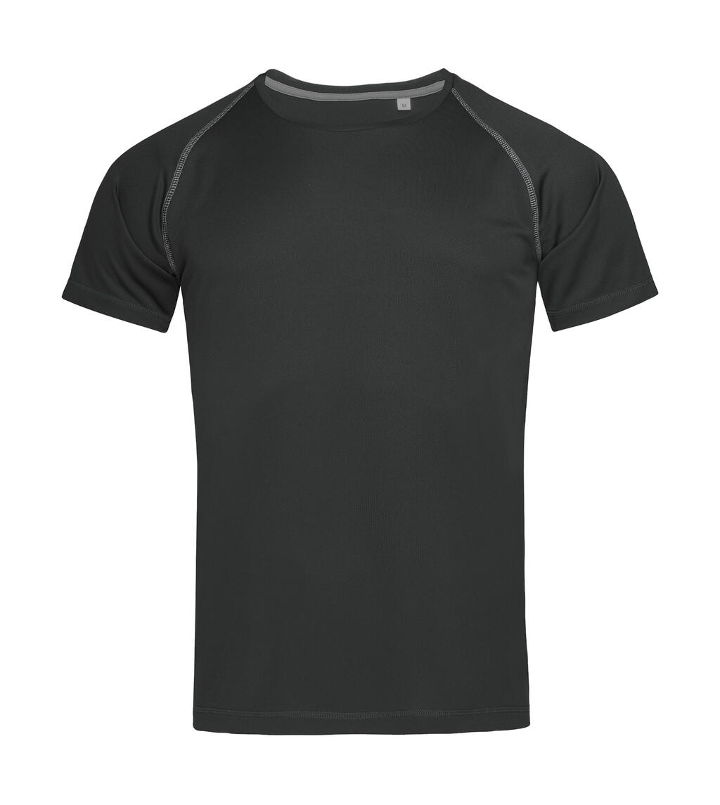 Camiseta Active 140 manga raglan hombre Black Opal