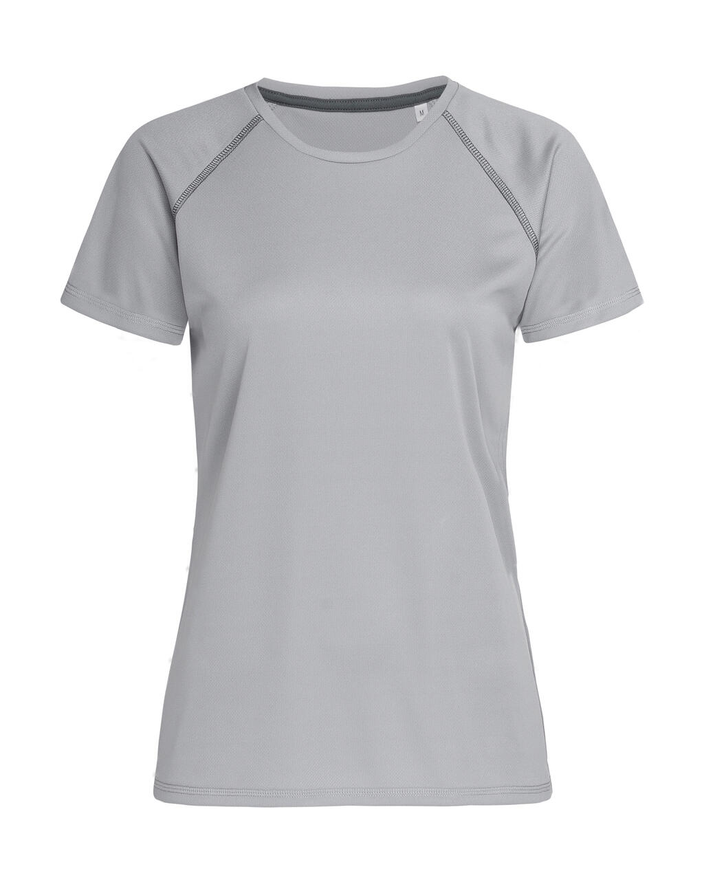 Camiseta Active 140 manga raglan mujer Silver Grey