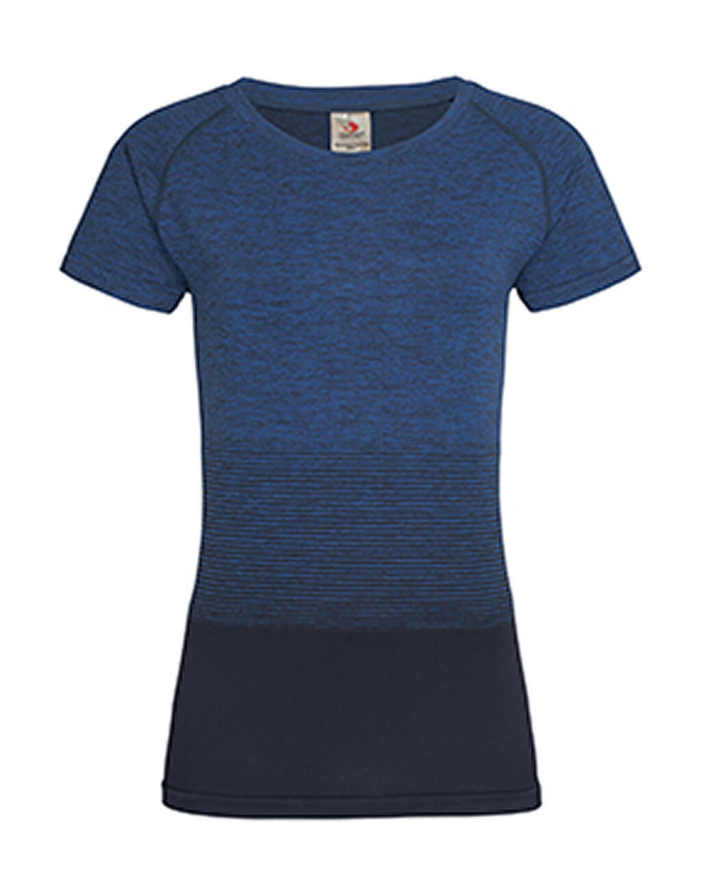 Camiseta Flow tubular manga raglan mujer  Blue Transition