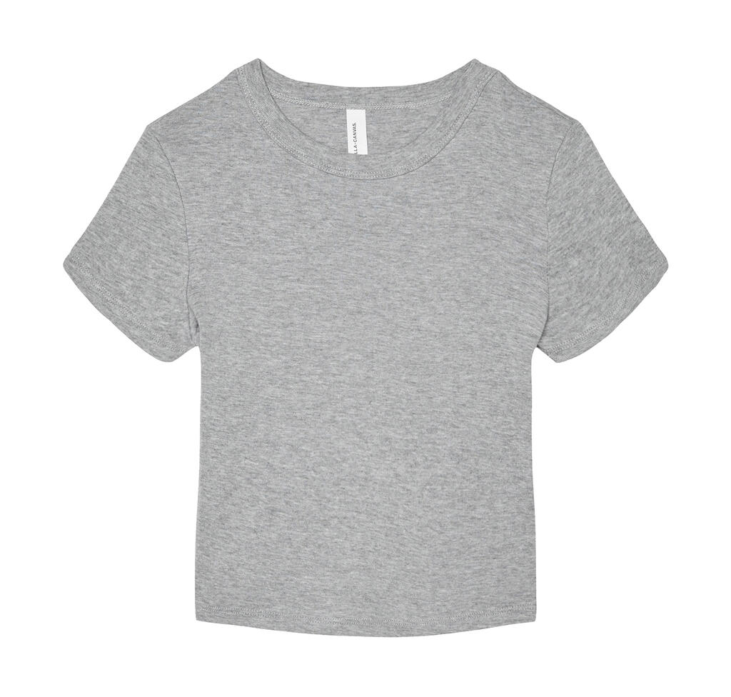 Camiseta para mujer Micro Rib Baby Athletic Heather