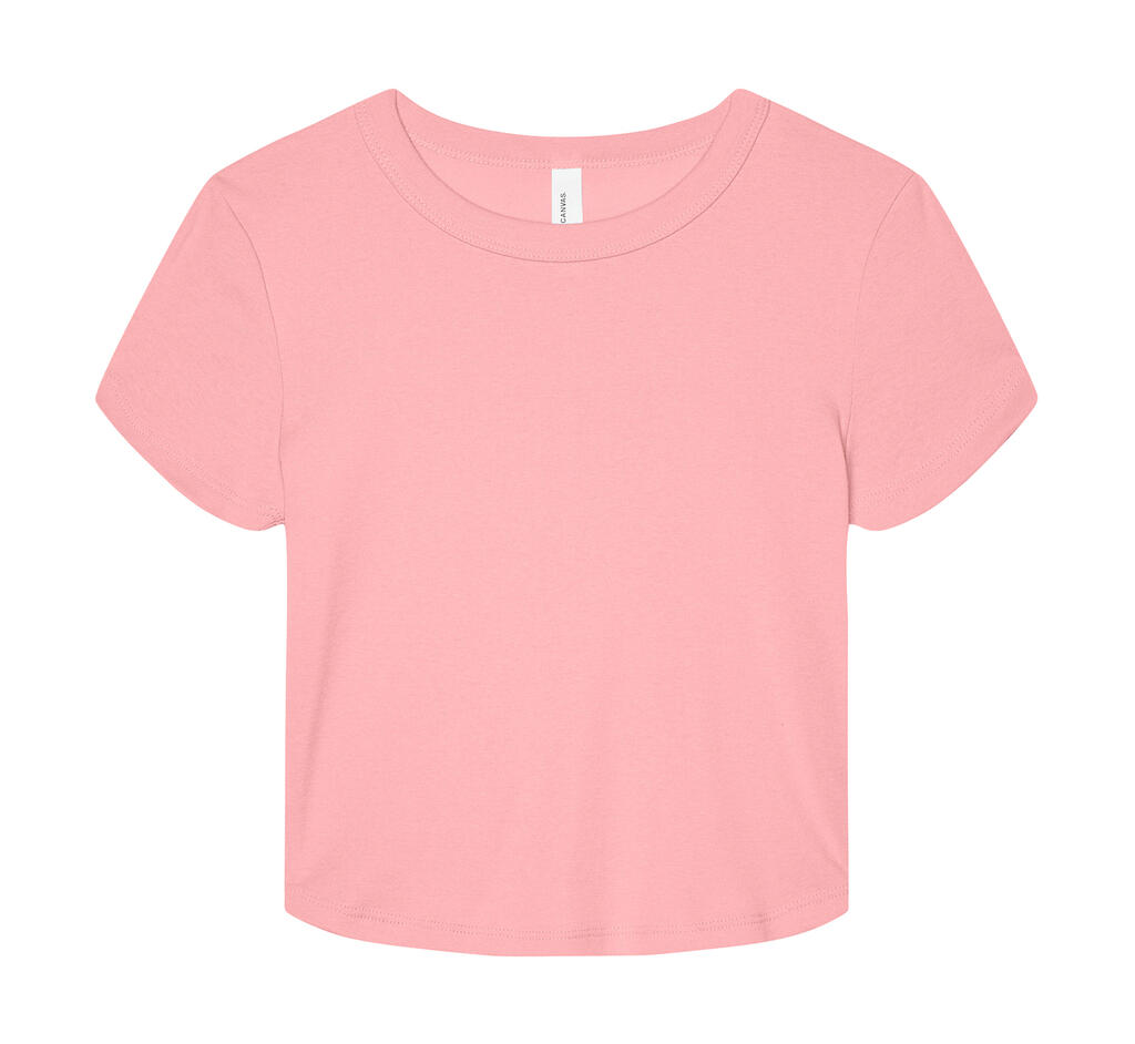 Camiseta para mujer Micro Rib Baby Solid Pink Blend