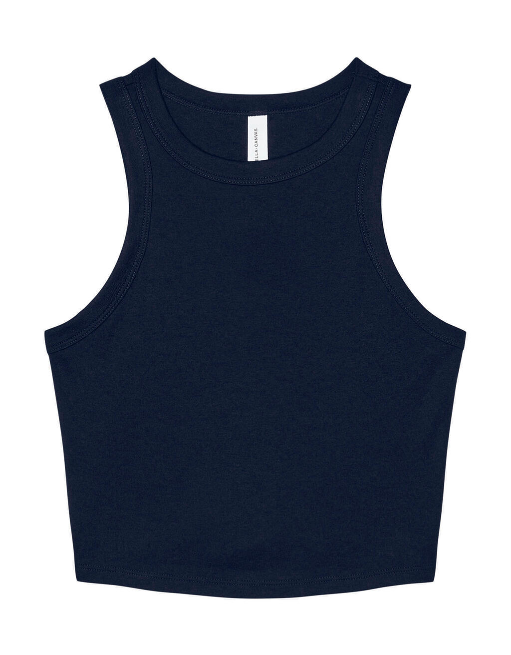 Camiseta de tirantes mujer Micro Rib Racer Solid Navy Blend