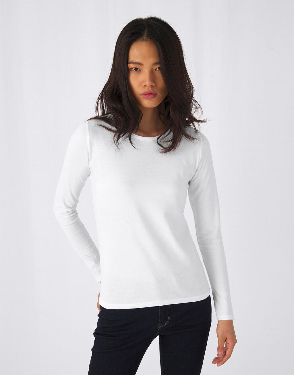  B & C #E190 Manga Larga Mujer