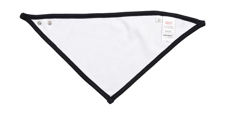 Babero bandana White/Black