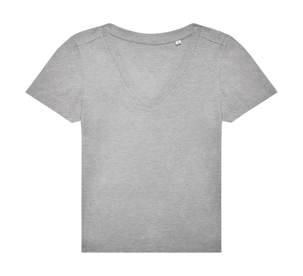 Camiseta con Cuello en V de Mujer #E150 Sport Grey