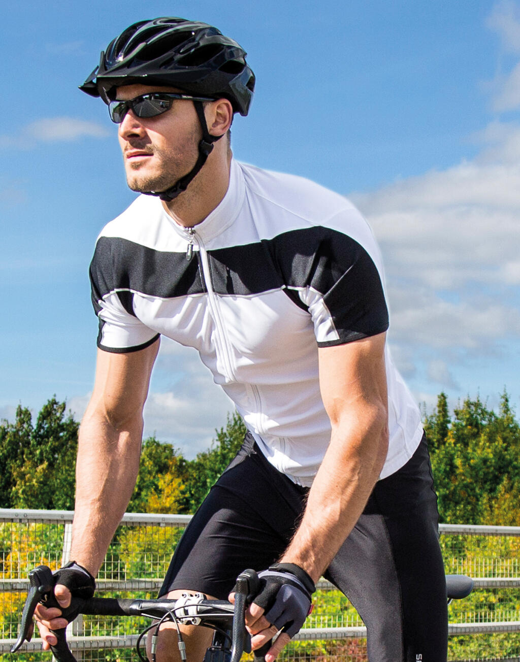 Top cremallera entera bicicleta hombre - vista 2