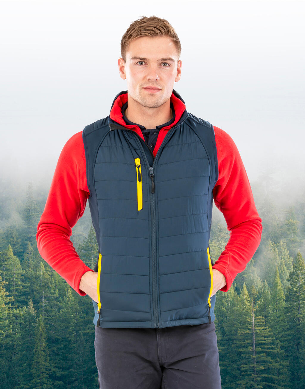 Chaleco Softshell acolchado Compass - vista 4