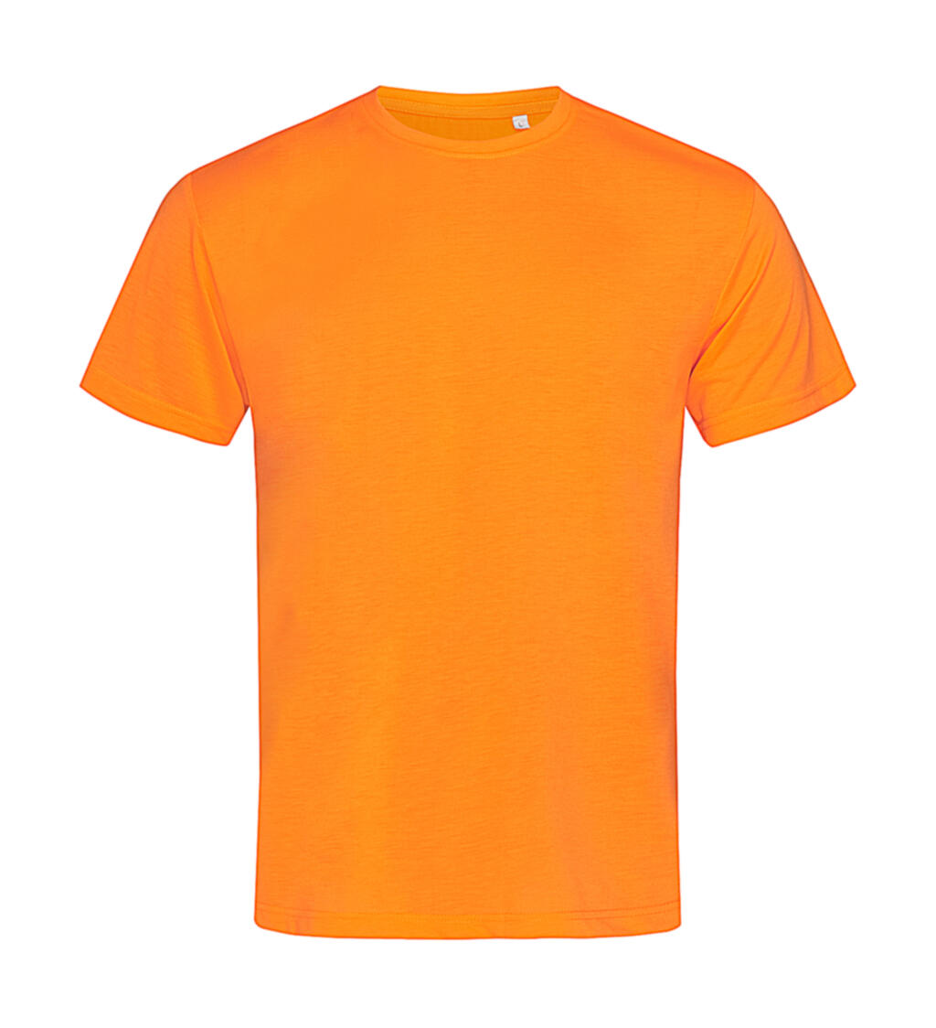Camiseta tacto algodón hombre Cyber Orange