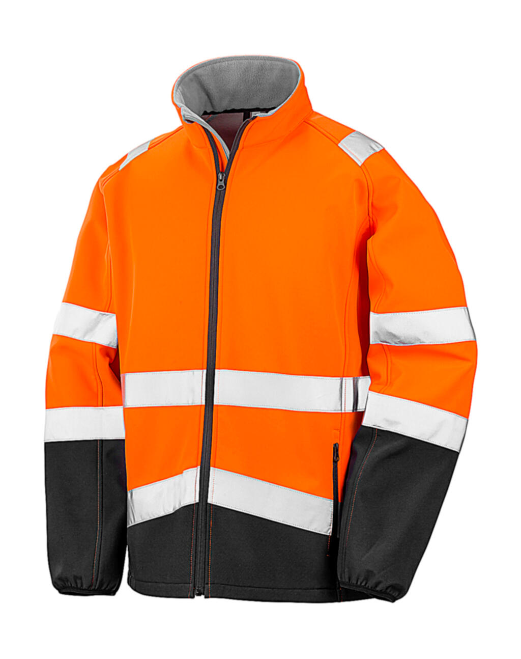 Softshell de seguridada imprimible Fluorescent Orange/Black