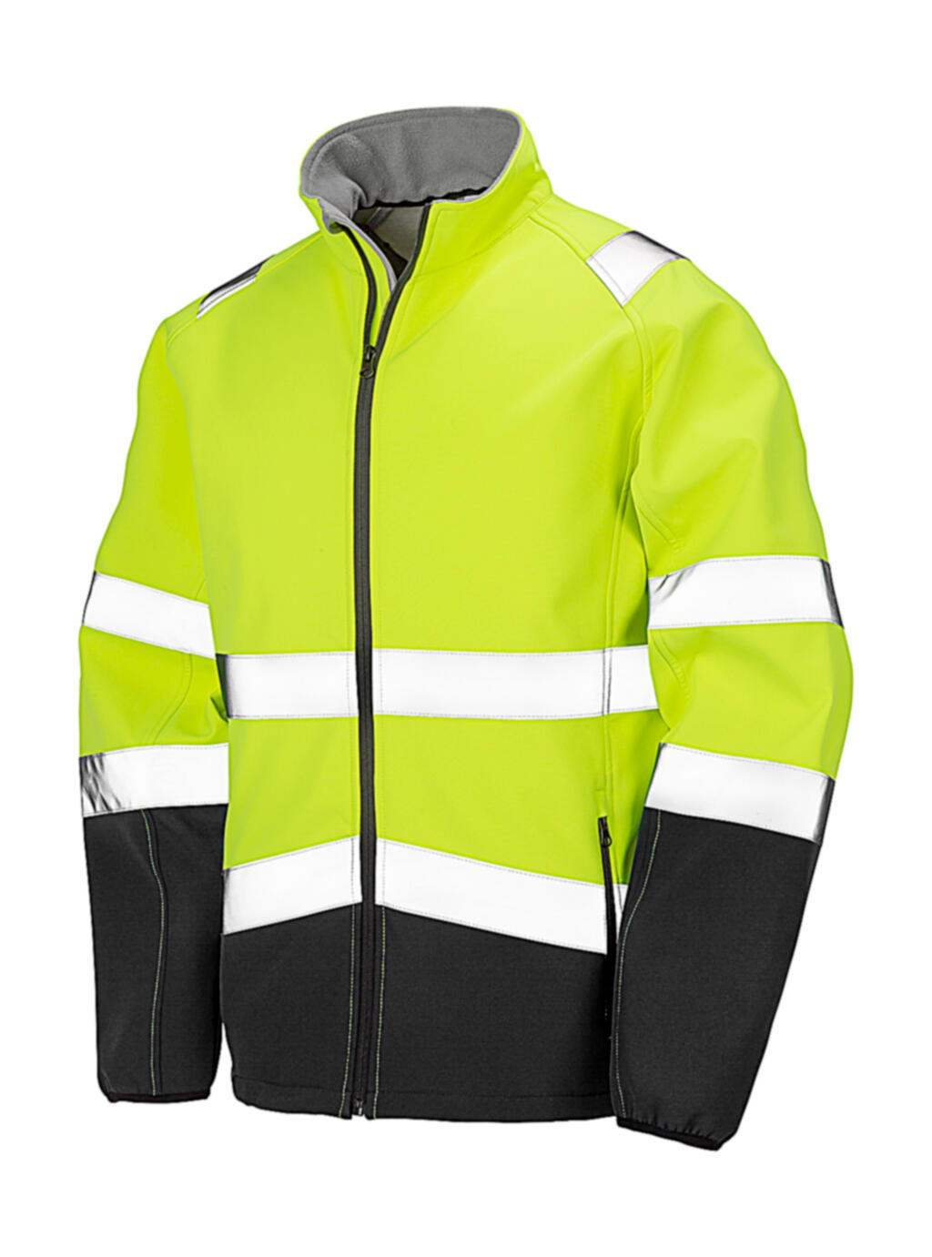 Softshell de seguridada imprimible Fluorescent Yellow/Black