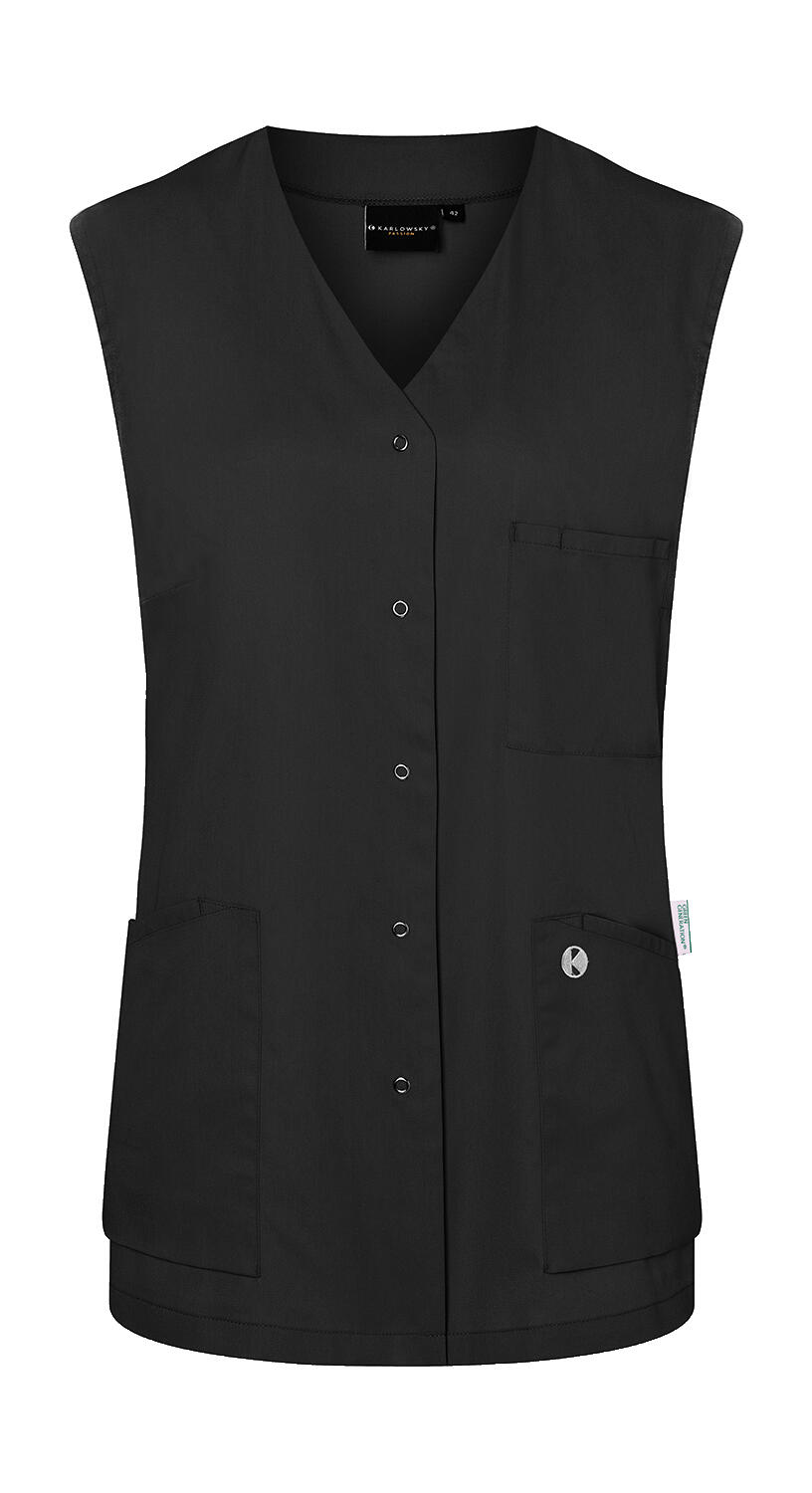 Bata de mujer sin mangas Essential Black