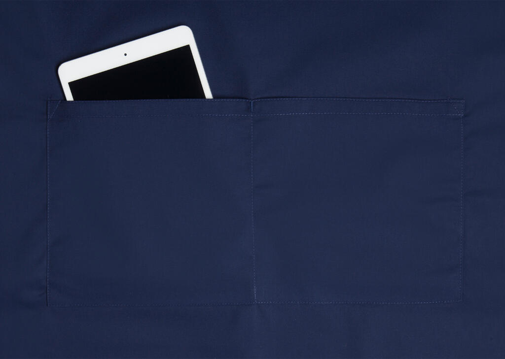 Delantal peto oversize con hebilla y bolsillo - vista 1