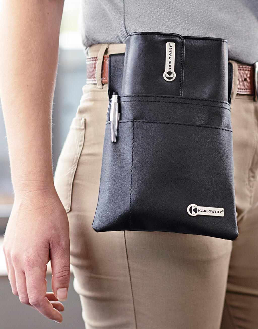 Bandolera camarero con tirador de cinturón - vista 2