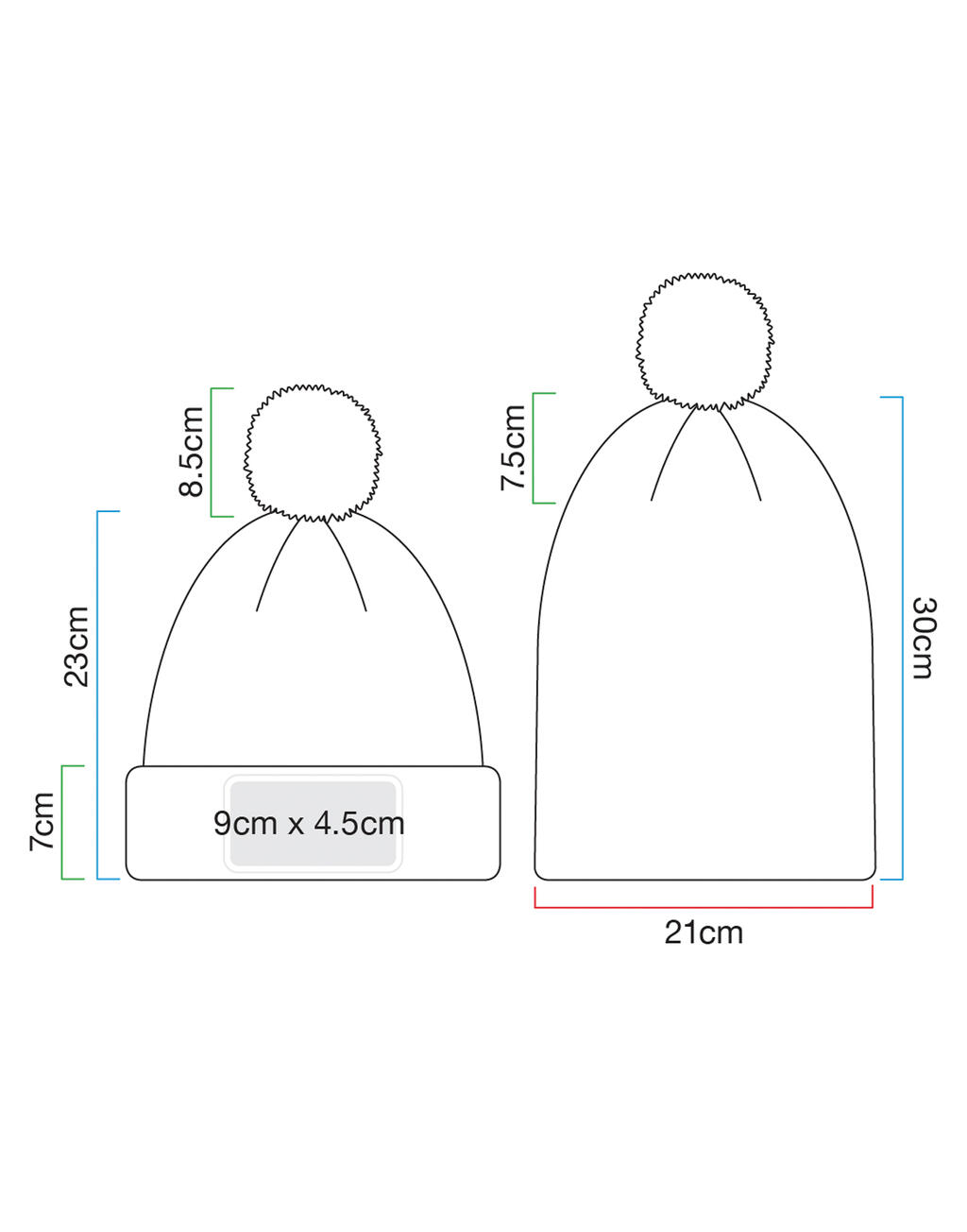 Gorro Snowstar Printers - vista 1