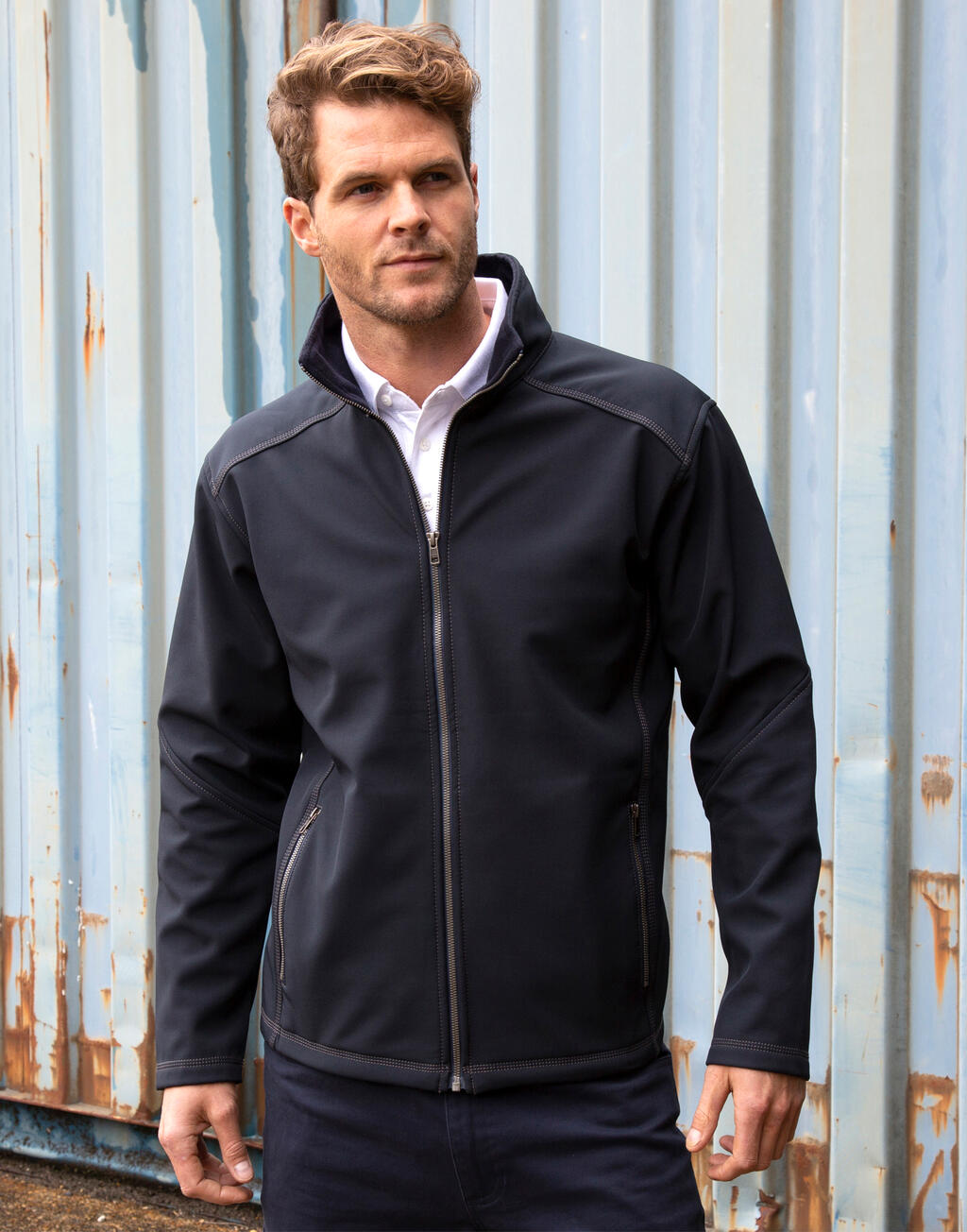 Softshell hombre triple costura - vista 3