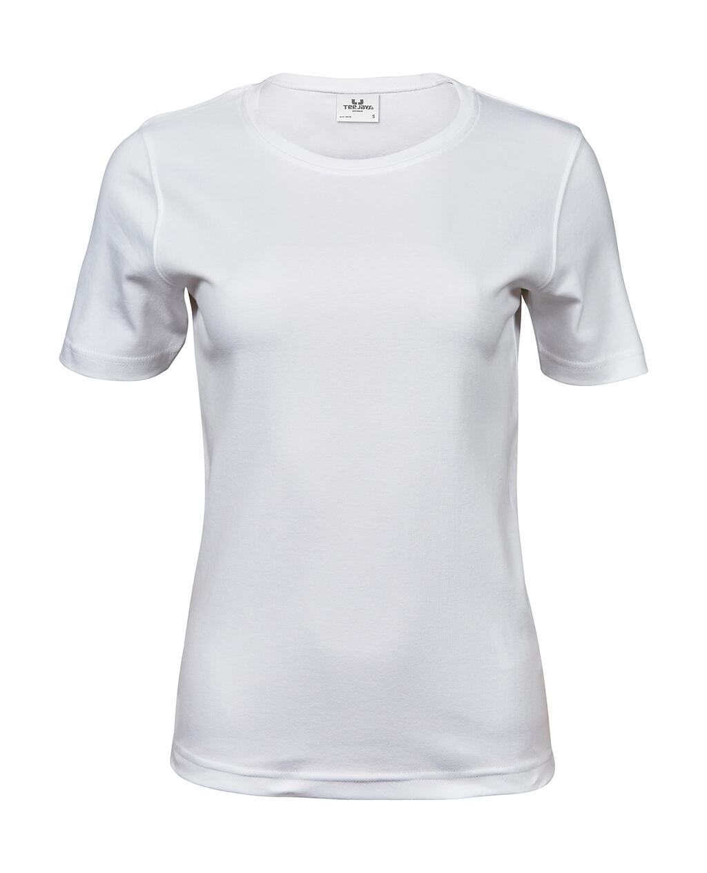 Camiseta orgánica Interlock mujer White