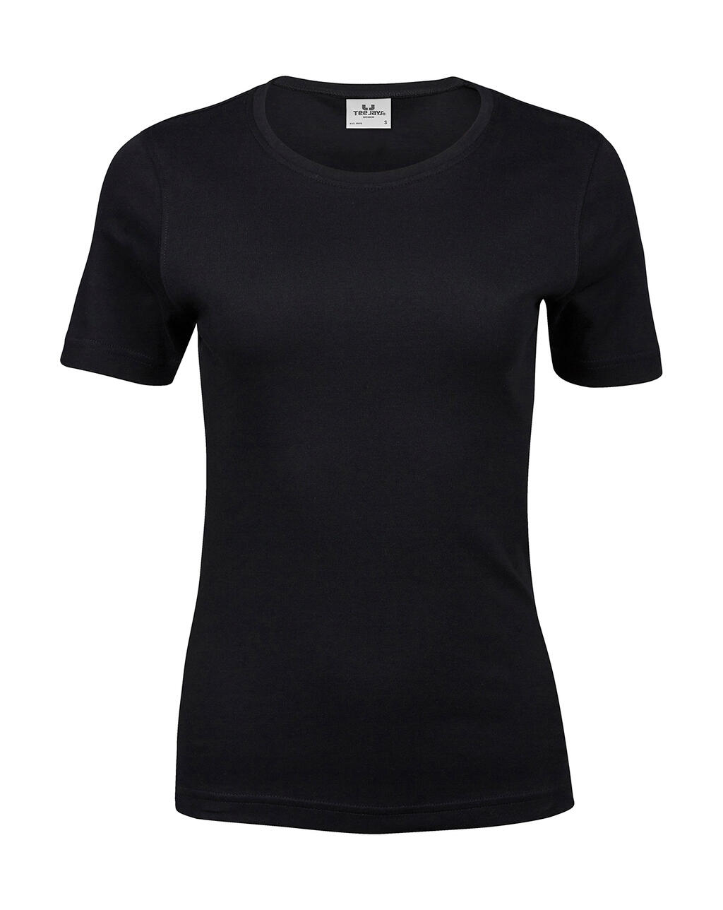 Camiseta orgánica Interlock mujer Black