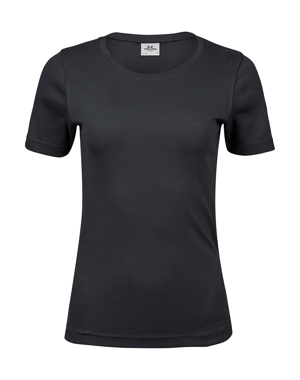 Camiseta orgánica Interlock mujer Dark Grey