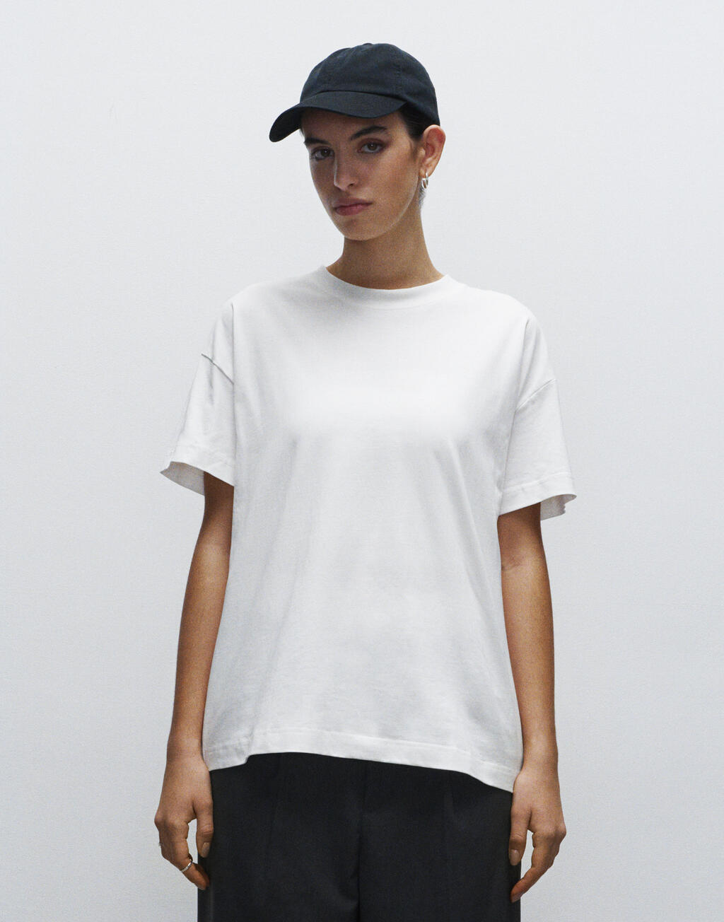  True Blanks Womens Oversized Tee 