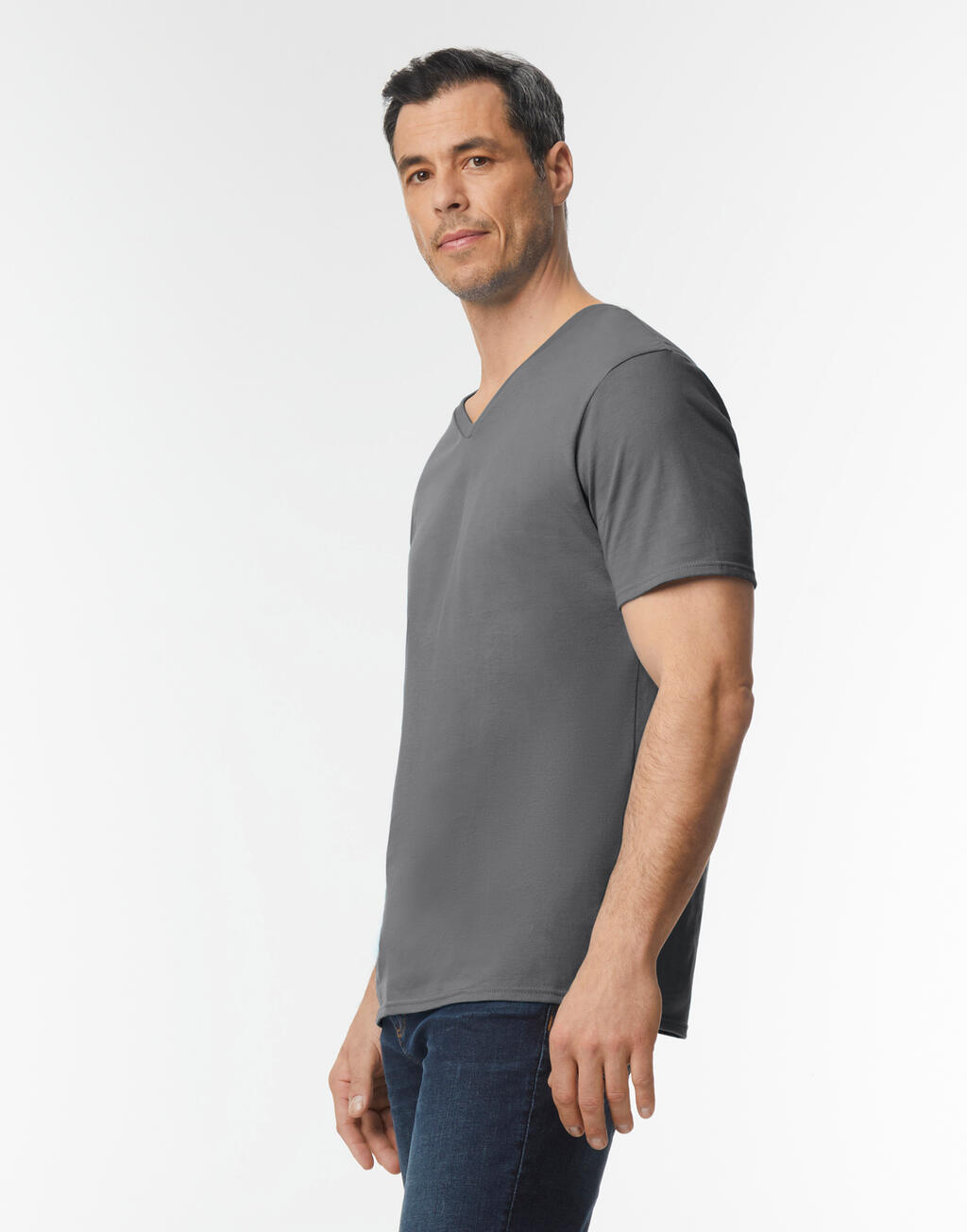 Camiseta Softstyle cuello V Hombre - vista 5