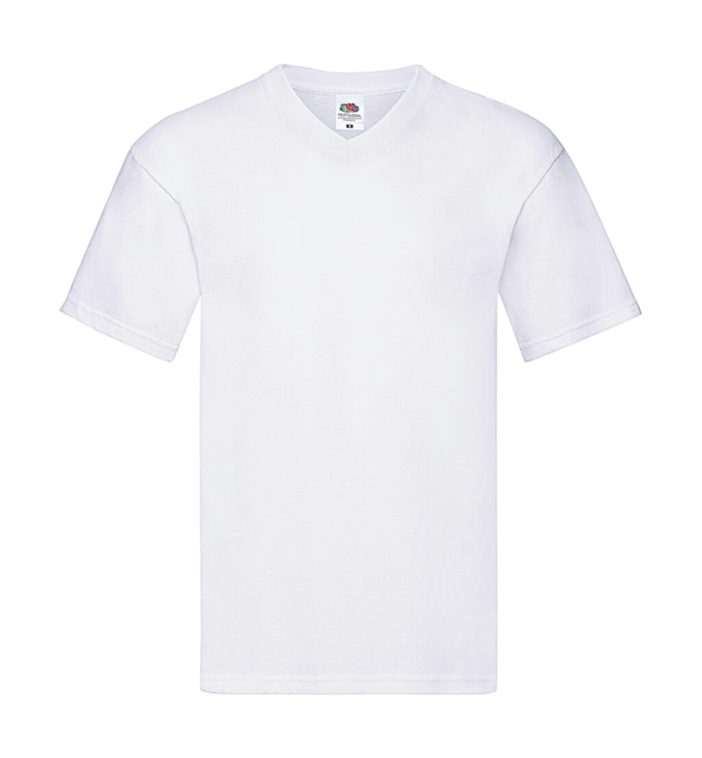 Camiseta Cuello V Original White