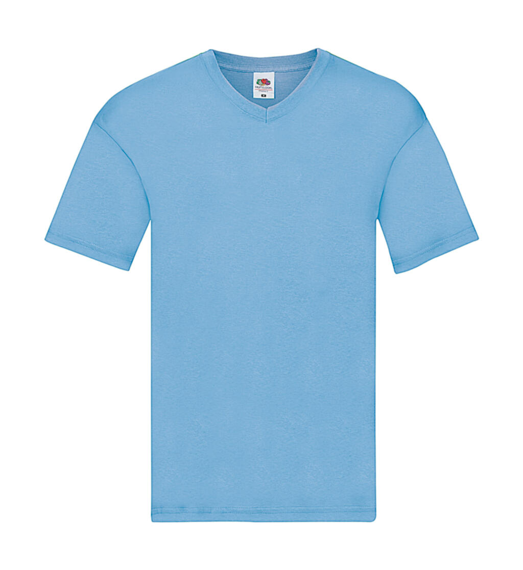 Camiseta Cuello V Original Sky Blue