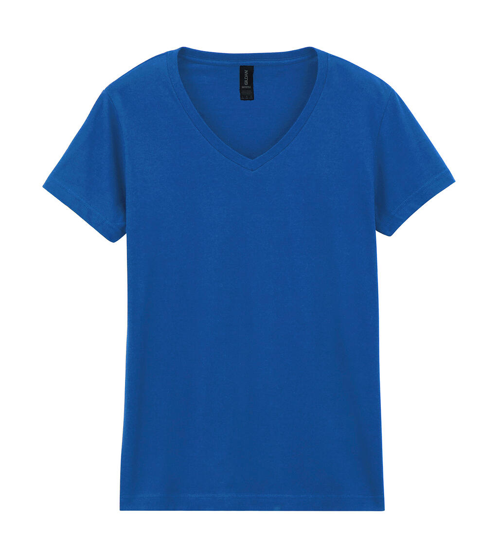 Camiseta Softstyle cuello V Mujer Royal