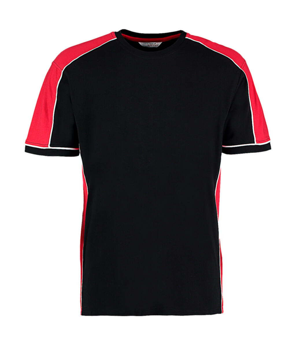 Camiseta Estoril Classic Fit Black/Red/White