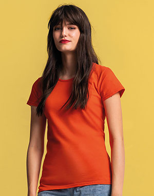  Fruit of the Loom Camiseta manga corta de mujer Iconic 150 t de mujer