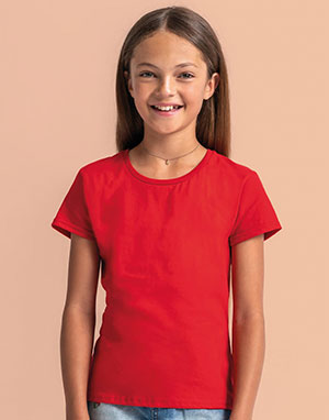  Fruit of the Loom Camiseta Iconic 150 Niña