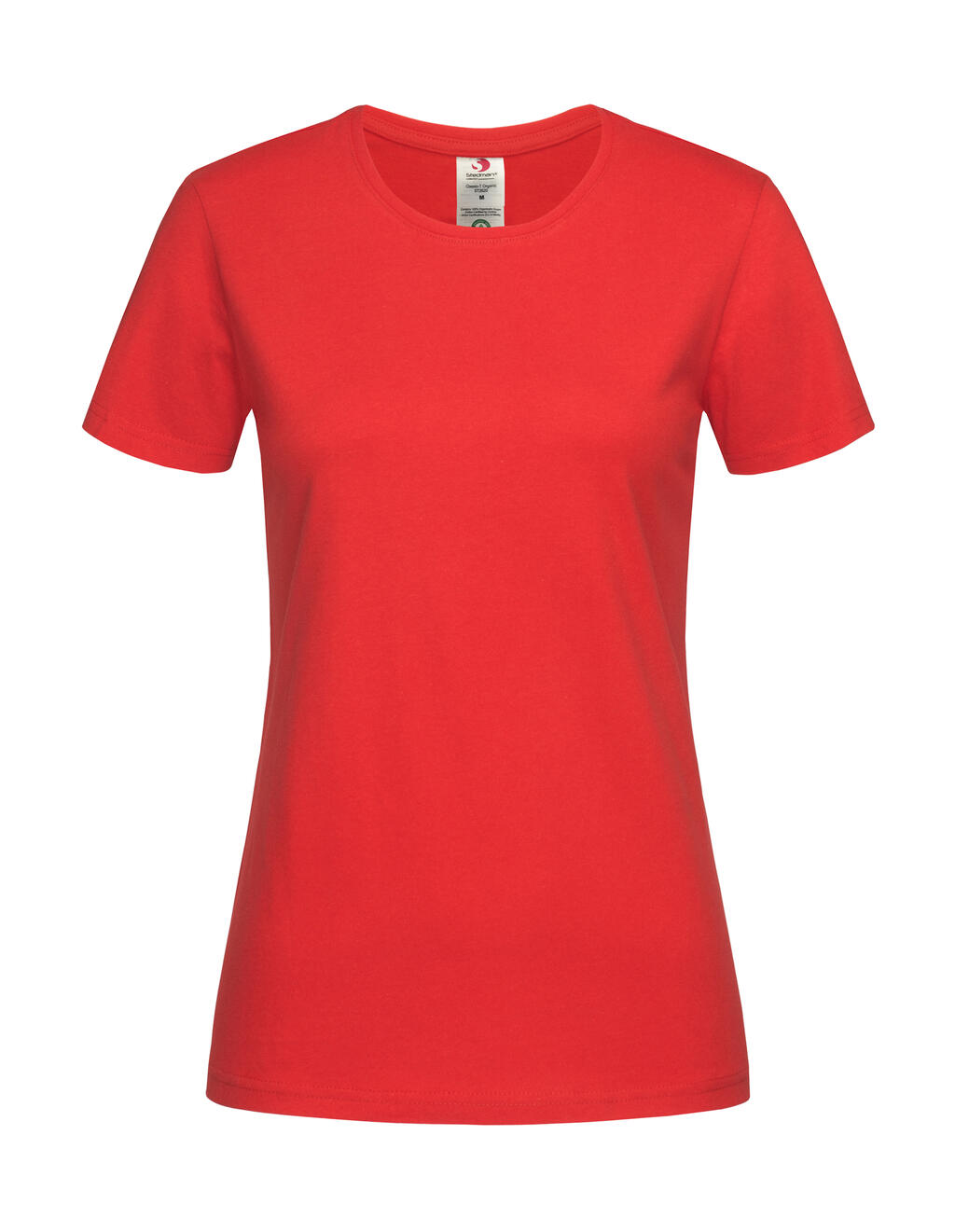 Classic-T Organic Fitted Women Scarlet Red