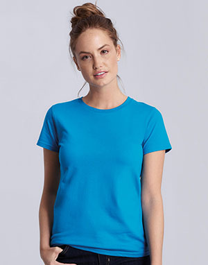  Gildan Camiseta algodón Premium mujer