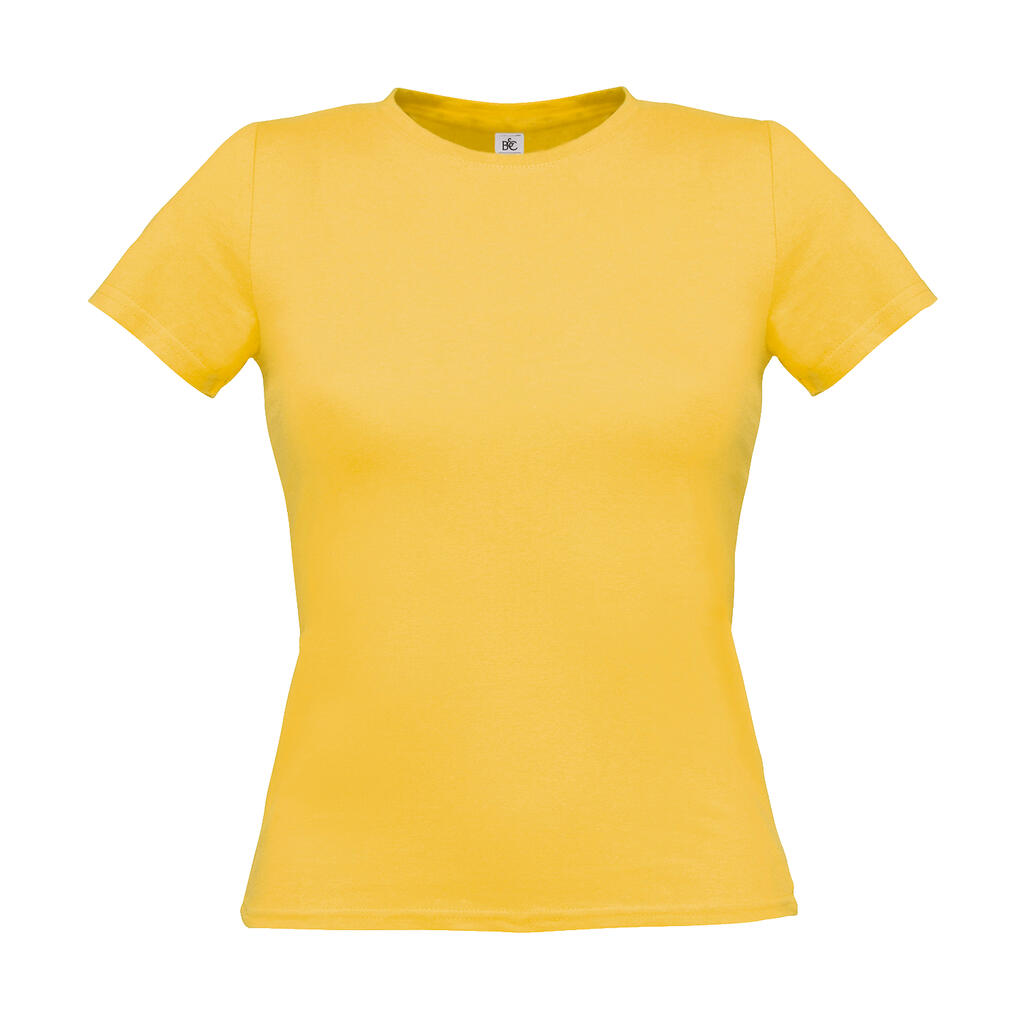 Camiseta mujer Women-Only Used Yellow