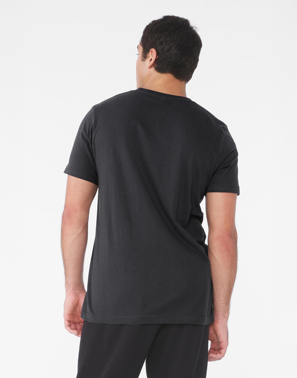Camiseta cuello V unisex de punto simple - vista 1