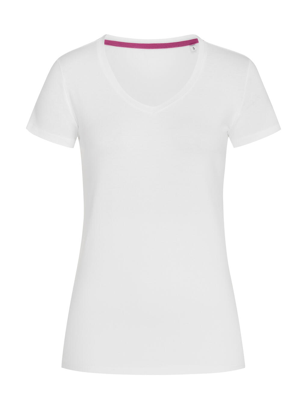 Stretch-T V-neck for women White