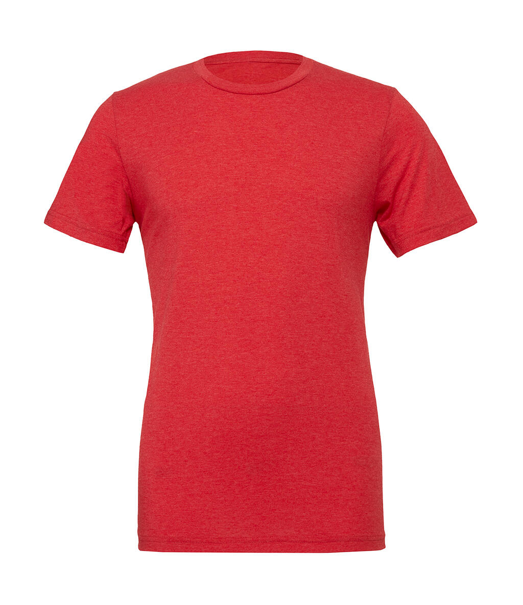 Camiseta triblend 135gr manga corta unisex Red Triblend