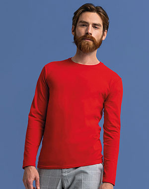  Fruit of the Loom Camiseta manga larga Iconic 150 manga larga