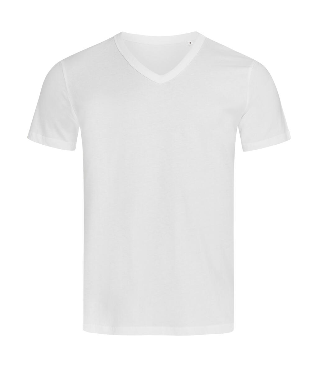 Camiseta Ben cuello V hombre White