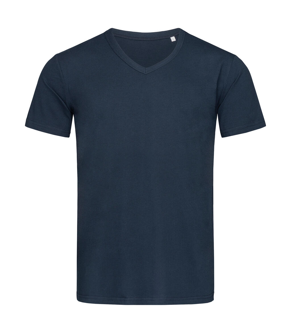 Camiseta Ben cuello V hombre Marina Blue
