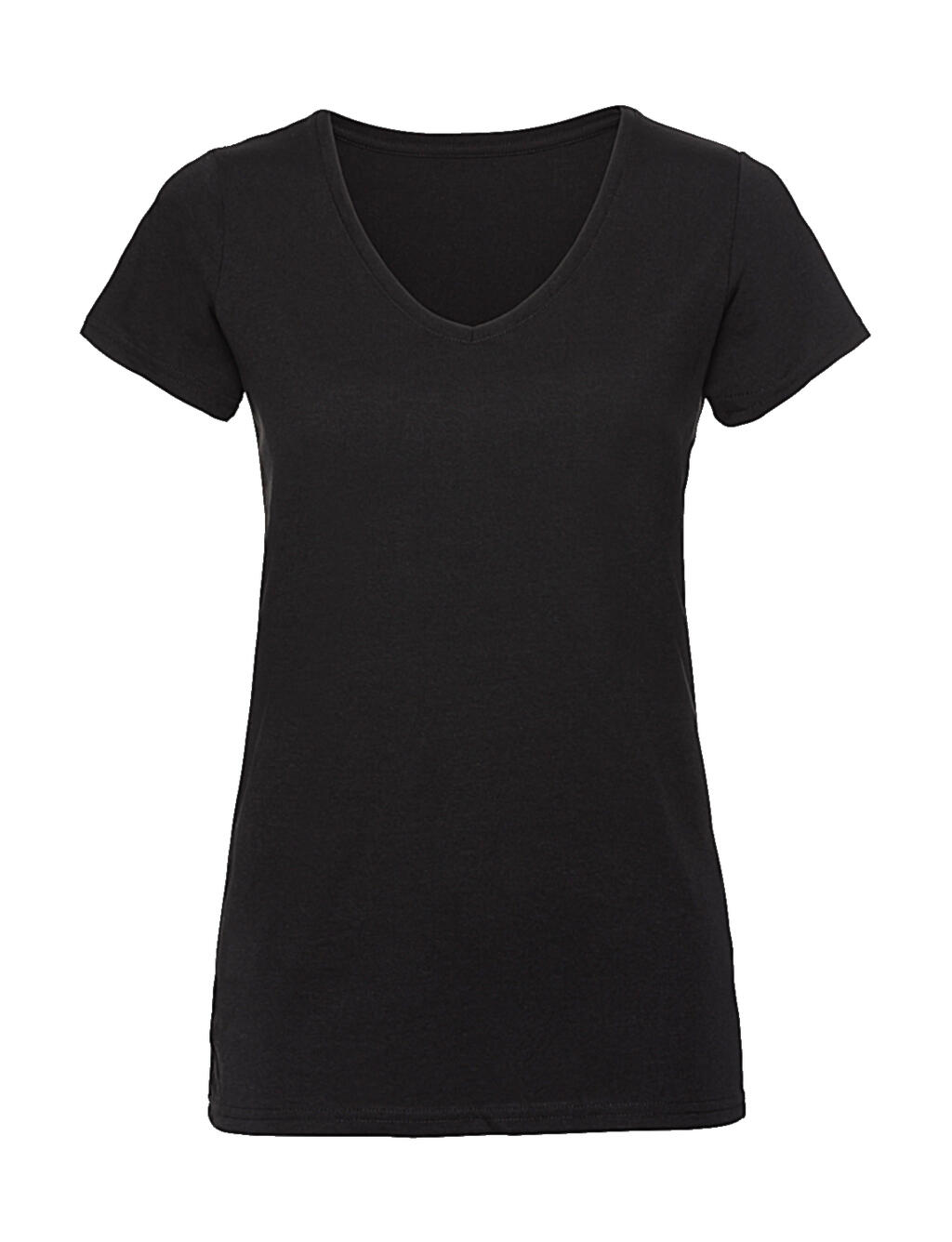 Camiseta HD cuello V mujer Black